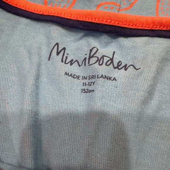 Mini Boden Blue Strawberry Tank Romper - Picture 7 of 7